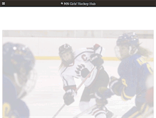 Tablet Screenshot of mngirlshockeyhub.com